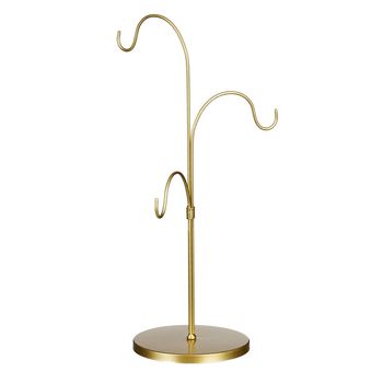 Ornament standaard goud - l22xb20xh46cm