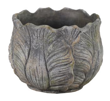 Manav Leaf Bowl Pot Green D19.5H15cm