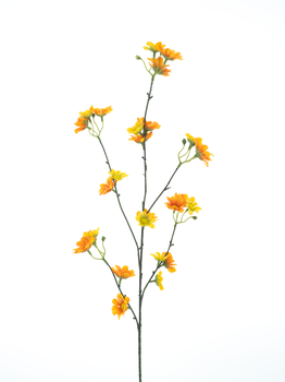 Daisy spray Morie orange 83cm