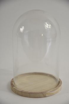 stolp met houten voet Ø17 hoogte 25 cm