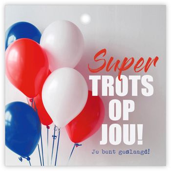 Pakje a 12 Kadokaartjes Super trots op jou! Je bent geslaagd