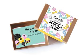 Doosje Glimlach Bedankt voor het fijne schooljaar!