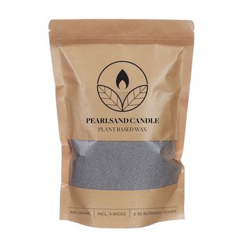 Burning Sand 400gram kraft bag  gray (4x lont incl.)