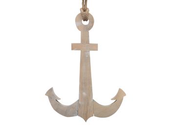 pc. 1 wooden achor natural 29.5x40cm