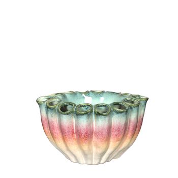 Rainbow Flower bowl vase S L.26,5 x W.17,7 x H.15,6 cm