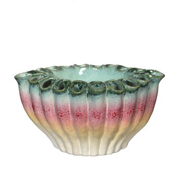 Regenbogen Blumenschale Vase M L.30 x B.20,3 x H.17 cm