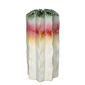 Rainbow Poppy vase M  L.14 x W.14 x H.29,5 cm