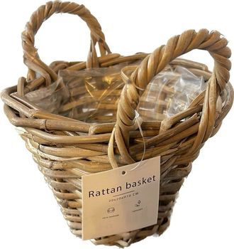 Lana Potato Basket Kubu Natural D20H16cm