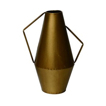 Vase Cadiz Metal 23x16x31cm Antique Gold