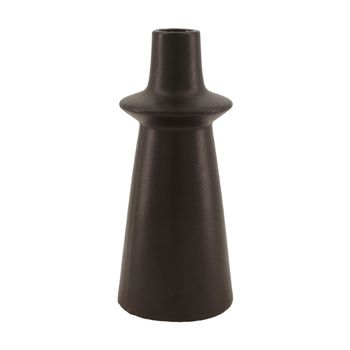 Vase ceramic Ø11x25.5cm Black