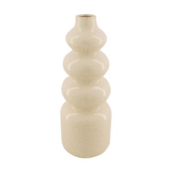 Vase ceramic Ø15x37.5cm White