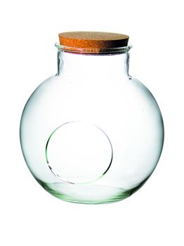 Glas- und Korkgefäß ''Charlie'' (H)26,5x(T)25cm