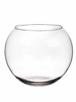 Bolvaas glas Alverda D13/19 H15,5cm helder