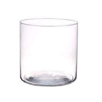 Cylinder glas Lucille D19 H19cm helder