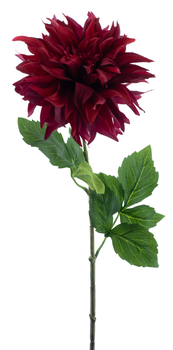 Dahlia spray Mumba red 63cm