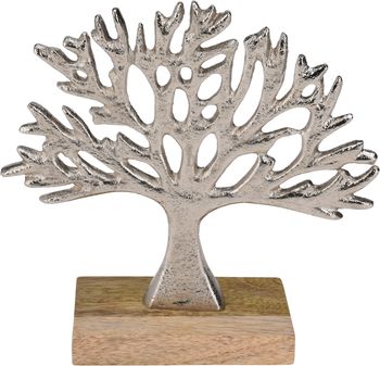 LEVENSBOOM NIKKEL 16CM ALUMINIUM+MANGOHOUT