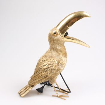 TOEKAN LAMP GOUD 34X16X39 CM