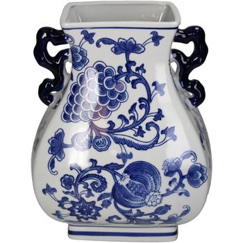 Vase Porcelain Blue 22x19x29.5cm