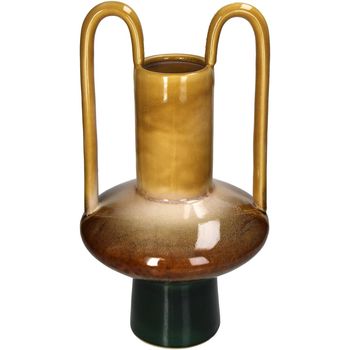 Vase Stoneware Yellow 25x23x42cm