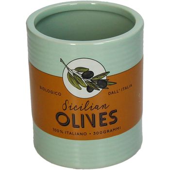 Planter Olives Fine Earthenware Multi 11x11x13.3cm