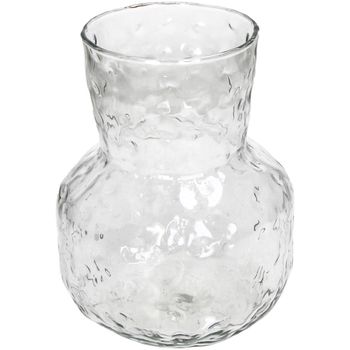 Vase Glass Clear 15.8x15.8x20.3cm