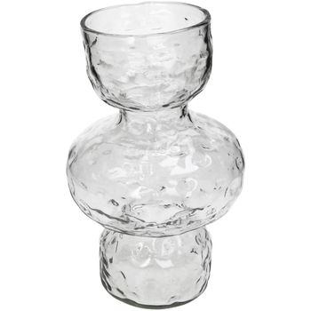 Vase Glass Clear 17x17x27.5cm