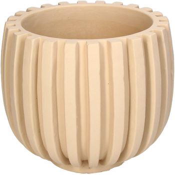 Planter Concrete Ivory 20x20x17.5cm