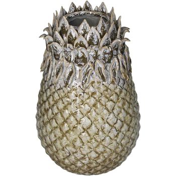 Vase Stoneware Green 19x19x29.5cm