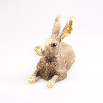 HASE LIEGEND GOLD M 25X11X17 CM POLYESTER