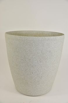 Kunstsof pot Creme ´´Zand´´ D31 H35cm