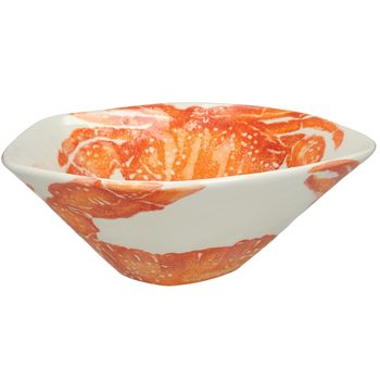 Bowl Crab Ceramic Orange 32x30x12.5cm