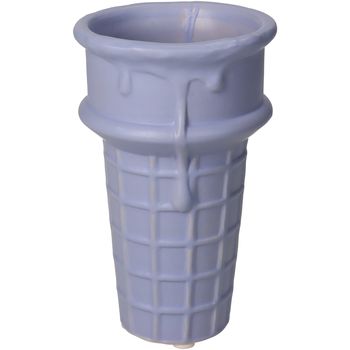 Planter Icecream Cup Fine Earthenware Lilac 8.8x8.8x14.8cm