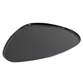 Metalen tray organisch black marble 28x39cm