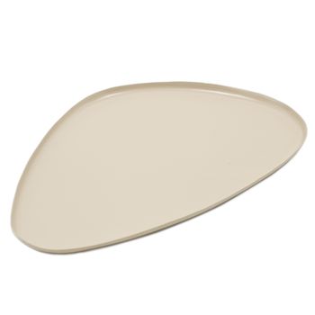 Metalen tray organisch sand marble 30x22cm