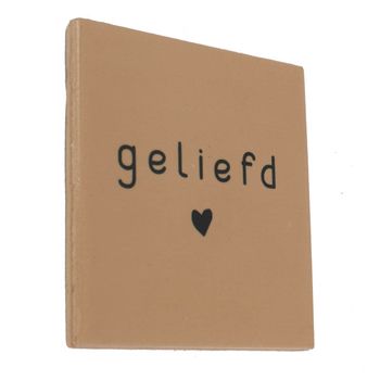 Tegeltje geliefd