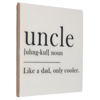 Tegeltje uncle dictionary