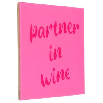 Tegeltje partner in wine