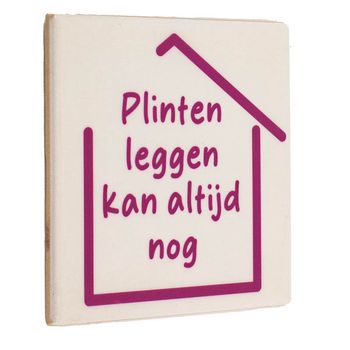 Tegeltje plinten leggen