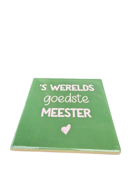 Tegeltje goedste meester