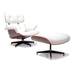 Fauteuil Glostrup met voetenbankje