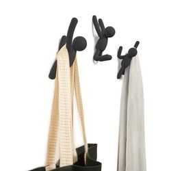 Wandhaken Buddy - Zwart - Umbra