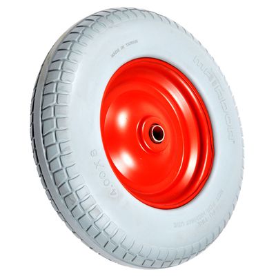 Matador Eind wiel 4.00X8 stalen velg naafdop lekvrij CT rood asgat Ø25MM