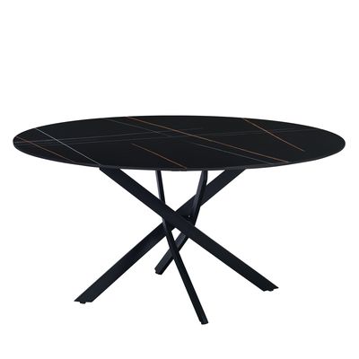 Dean black round 150cm