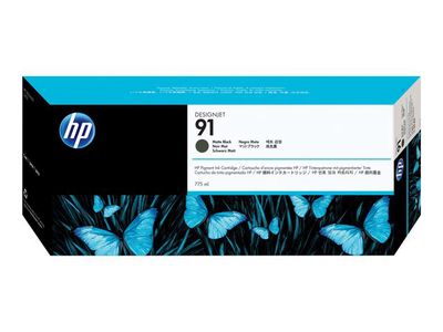 HP 91 Inktcartridge, Mat zwart