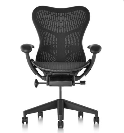 Herman Miller Mirra 2 Butterfly Bureaustoel Graphite Gebruikt