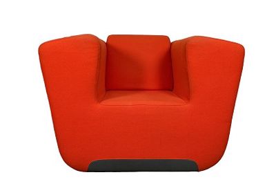 Moooi Unkle Fauteuil XXL Oranje Gebruikt