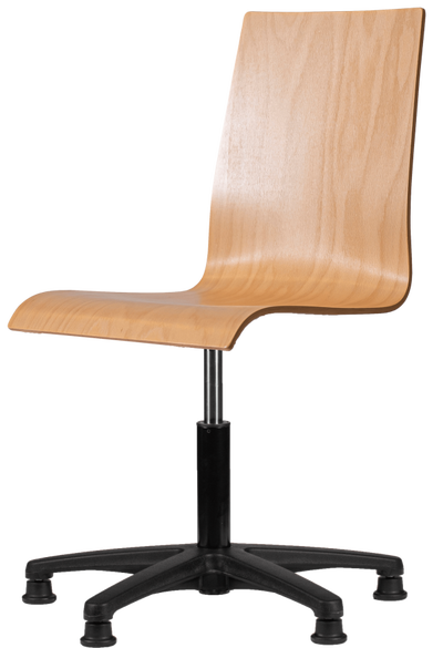 Werkstoel Loketstoel Instelbaar 41-56cm hout HPL