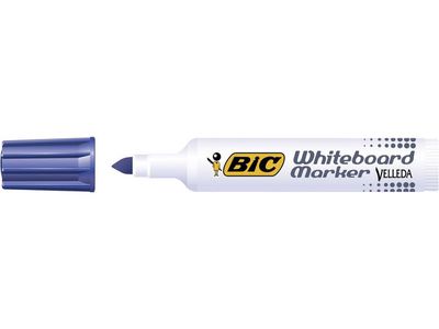 BIC® Velleda 1711 Whiteboardmarker, Ronde Punt, 1,9 mm, Blauw (doos 12 stuks)