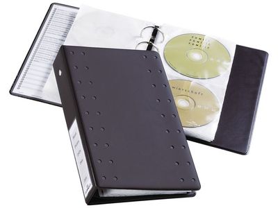 Durable CD/DVD ringband met index Incl 10 tassen