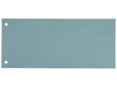 Staples Scheidingsstrook 105 x 240 mm, blauw (pak 100 stuks)